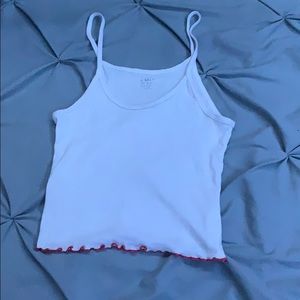 Sold: Brandy Melville white tank top/J.Galt